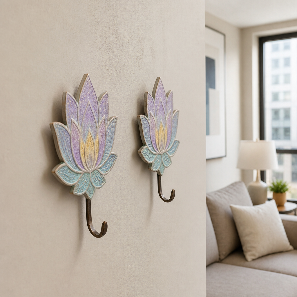 Brass Carved Hanger – Lotus