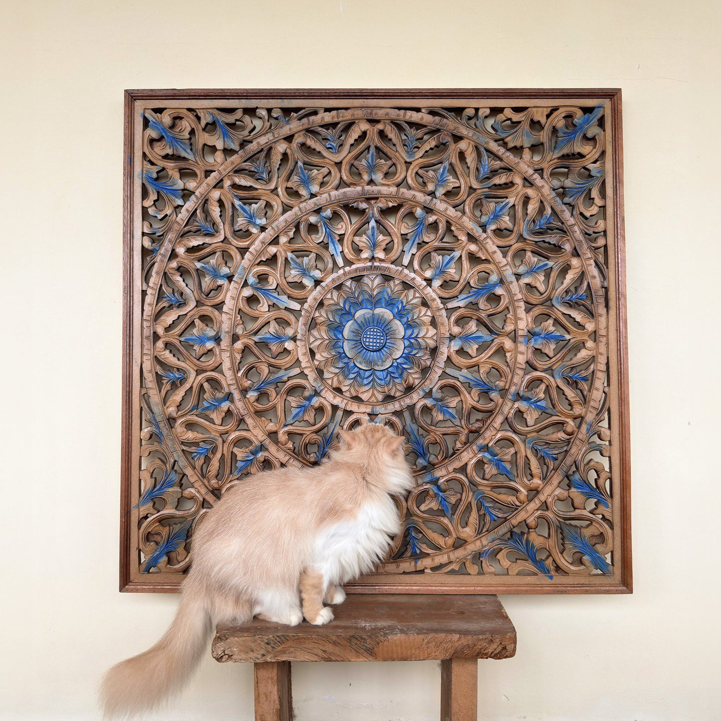 Large Decorative Panel "Tropis" 40 x 40 inches