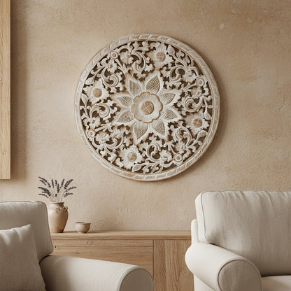 Carved Decorative Mandala "Air" - 80 cm