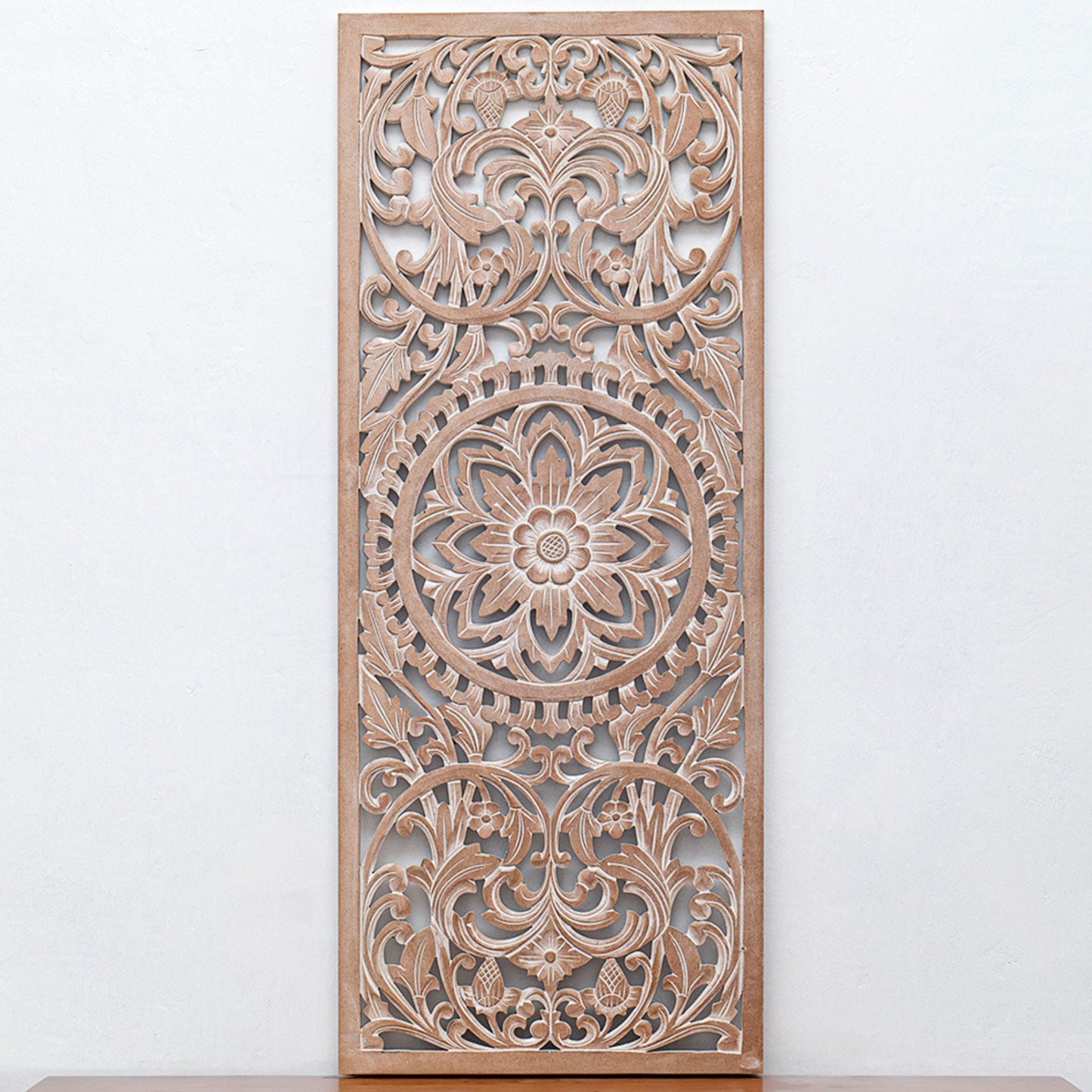 CUSTOM Decorative Panel "Amara" - Antic wash - 120 x 40 cm