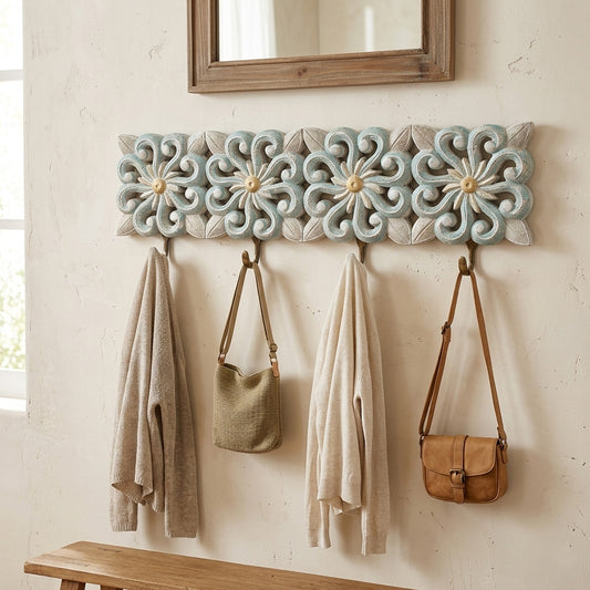 Brass Carved Hanger - Biru