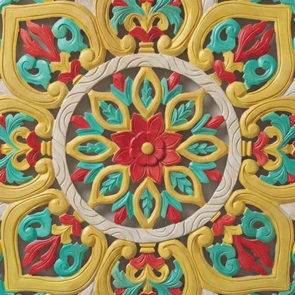 Carved Decorative Panel "Impian" - 80 x 80 cm
