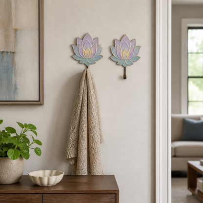 Brass Carved Hanger – Lotus