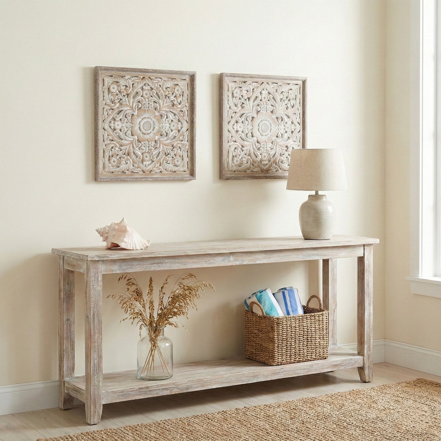 Carved Decorative Panel "Nusa" - 50 cm