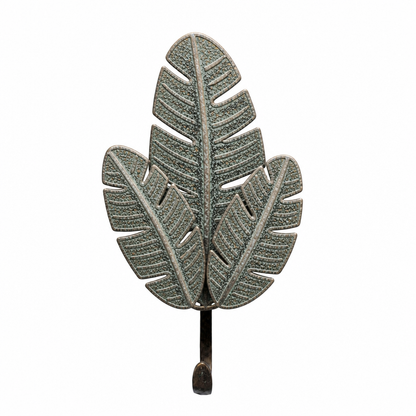 Brass Carved Hanger - Clover