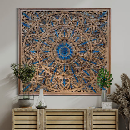 Large Decorative Panel "Tropis" 40 x 40 inches