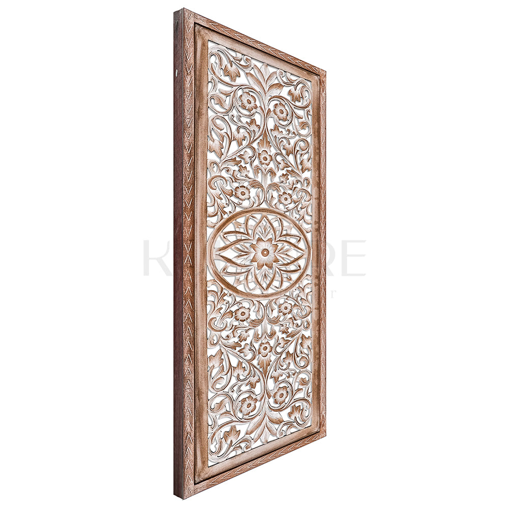 decorative panel nirwana antic wash bali design hand carved hand made home decorative house furniture wood material